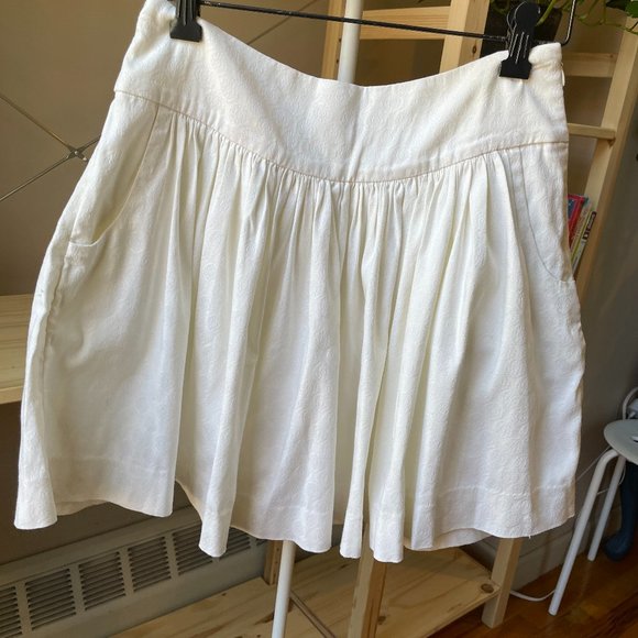 Express White Skirt with Pockets - Picture 1 of 4